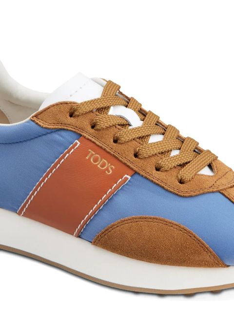 Tod's lace-up panelled sneakers - Blue