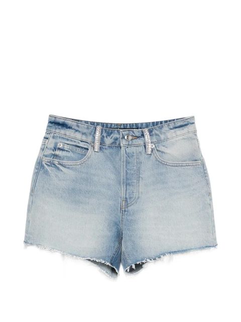 Alexander Wang frayed shorts - Blue - zdjęcie produktu nr 2