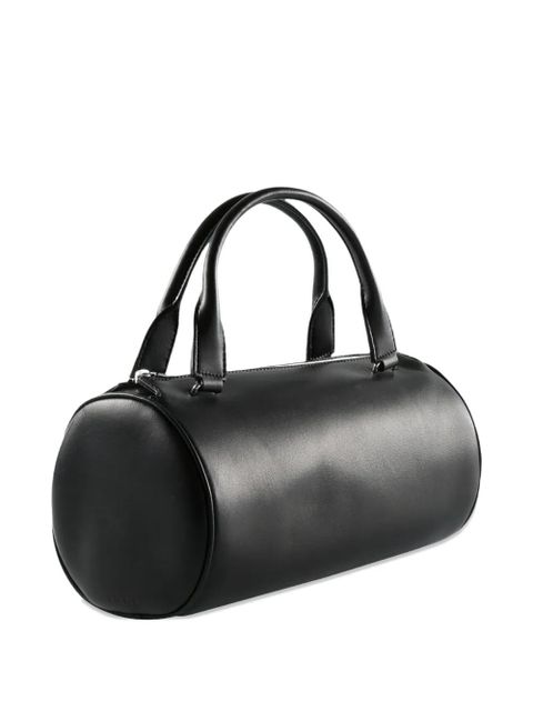 The Row cylindrical leather bag - Black
