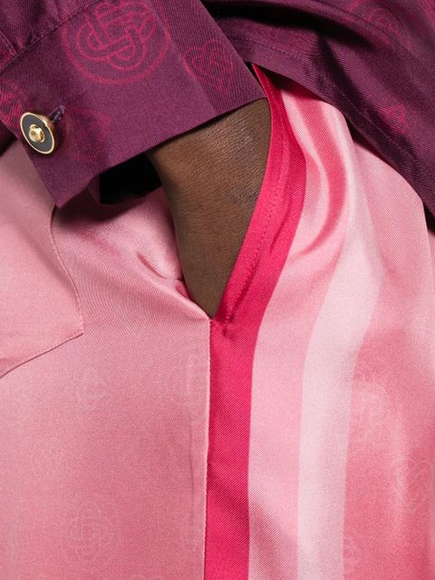 Casablanca gradient side stripe trousers - Pink