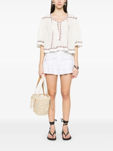 MARANT ÉTOILE Felicity blouse - Neutrals - zdjęcie produktu nr 2