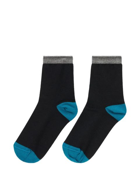 Valentino Garavani two-tone socks - Black - zdjęcie produktu nr 2