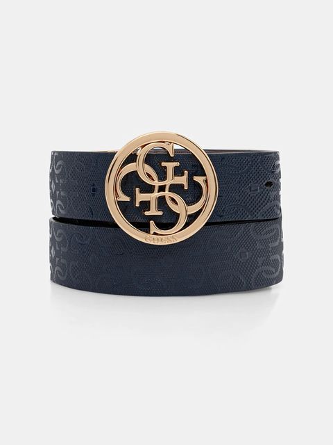 Guess pasek IDRA damski kolor granatowy BW9301 P5435