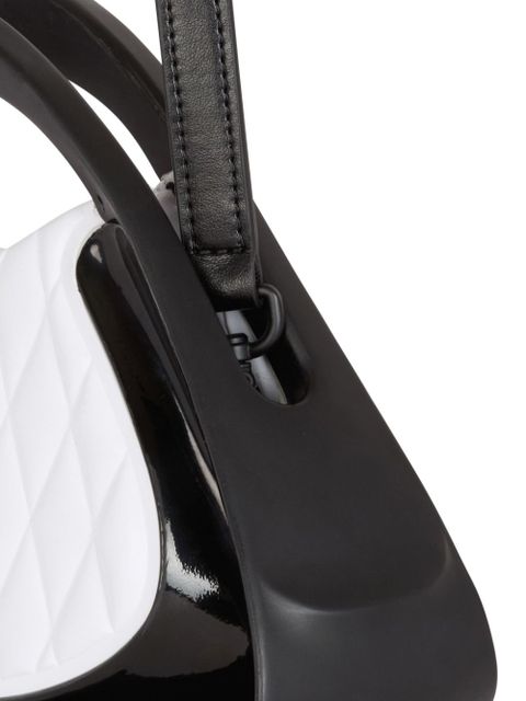 Balmain Jolie Madame two-tone shoulder bag - White