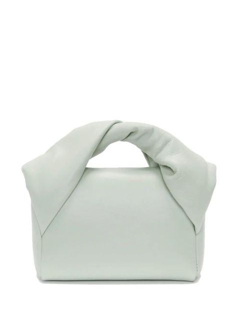 JW Anderson small Twister leather shoulder bag - Green