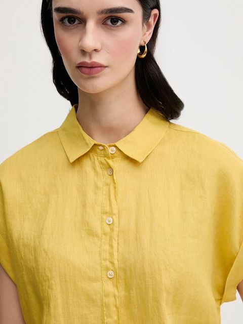 United Colors of Benetton koszula lniana