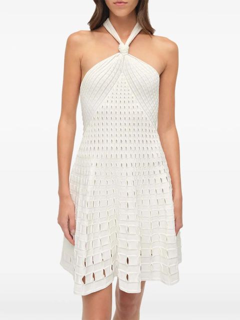 Simkhai Jenna halter eyelet dress - White