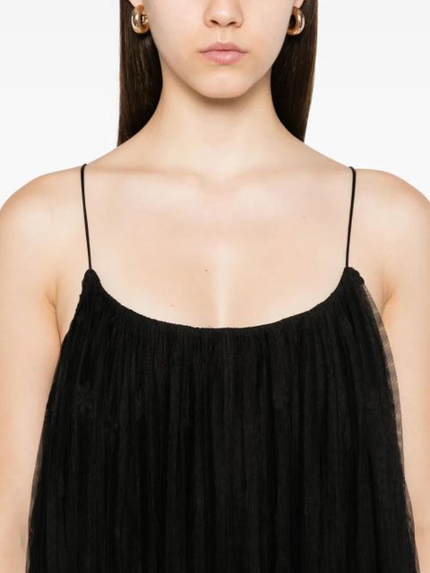TOTEME floral tulle midi dress - Black