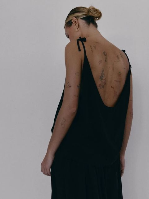 MUUV. t-shirt bez rękawów DUE kolor czarny