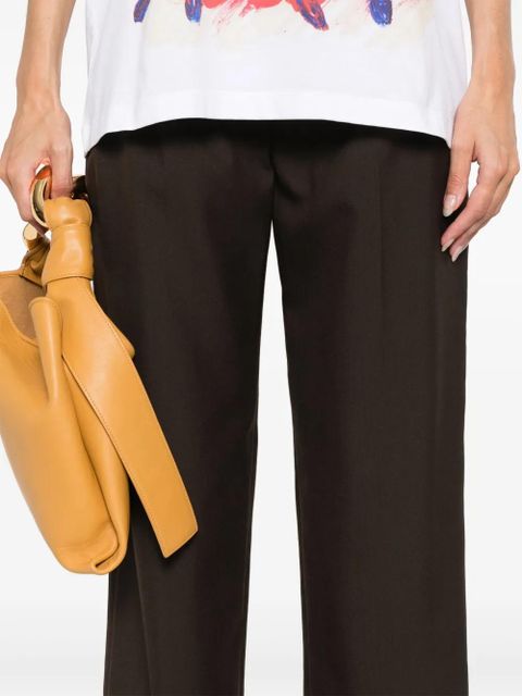 Marni pleat-detail trousers - Brown