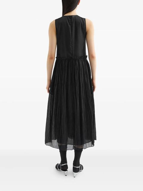 Jil Sander pleated dress - Black