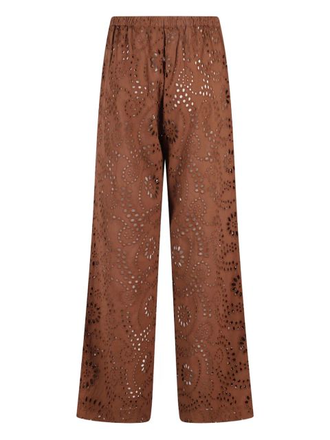 MC2 Saint Barth Inez wide-leg trousers - Brown