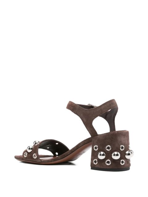 Valentino Garavani 65mm Nellcôte leather sandals - Brown - zdjęcie produktu nr 2