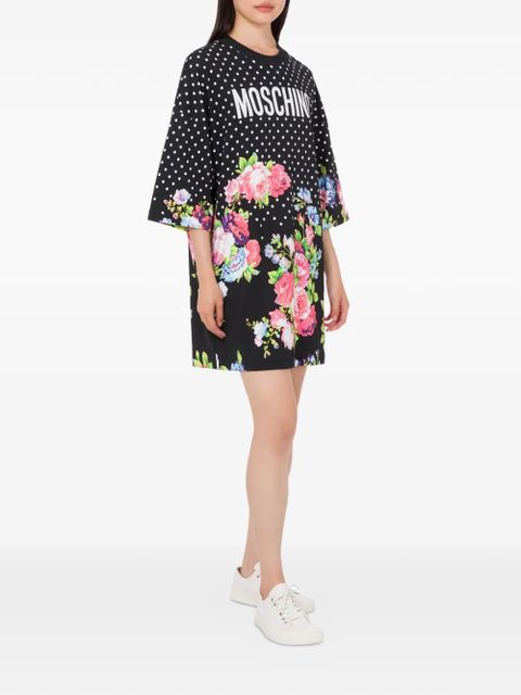 Moschino polka-dot quarter-sleeve dress - Black - zdjęcie produktu nr 2