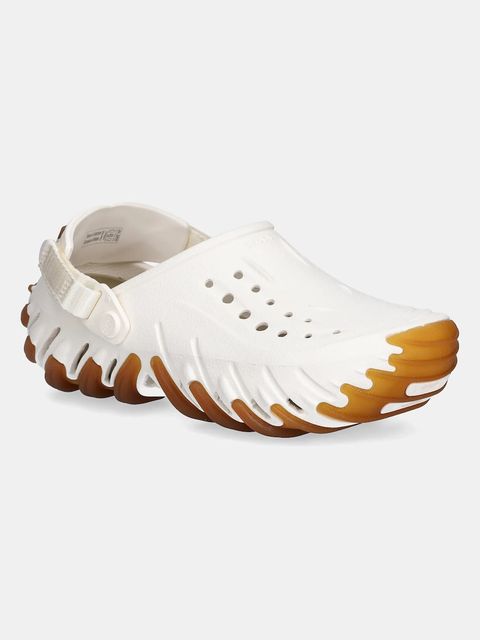 Crocs klapki Echo Gum Ro Clog damskie kolor beżowy 211675 - zdjęcie produktu nr 1