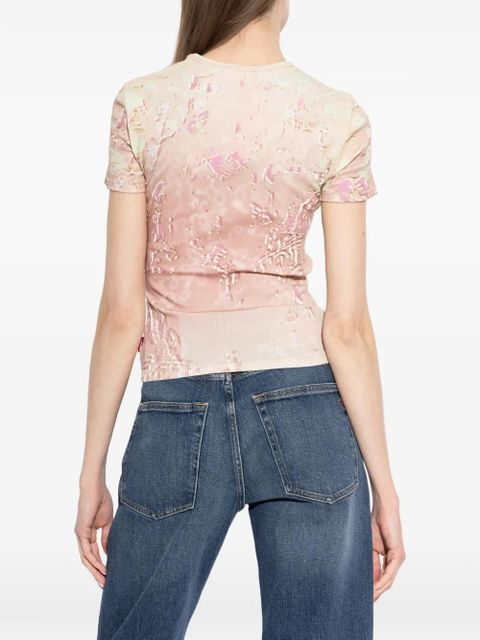 Diesel embellished T-shirt - Neutrals