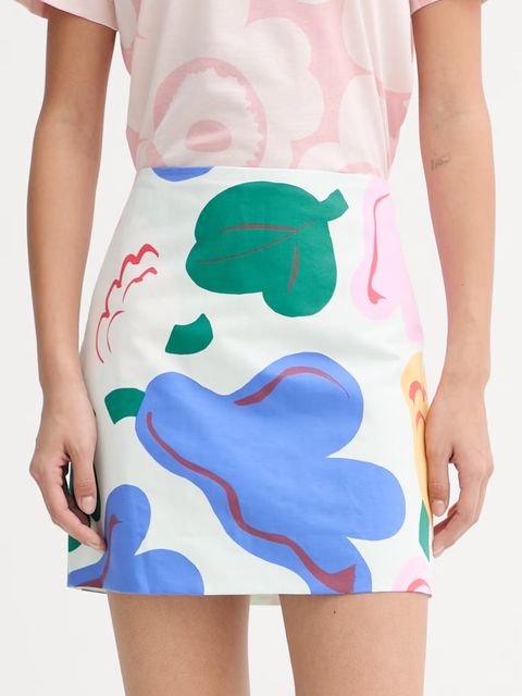 Marimekko spódnica trapezowa z dodatkiem lnu - zdjęcie produktu nr 1