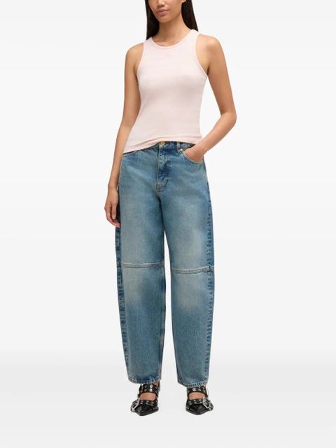GANNI panelled jeans - Blue