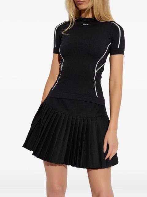 Off-White logo-detail T-shirt - Black