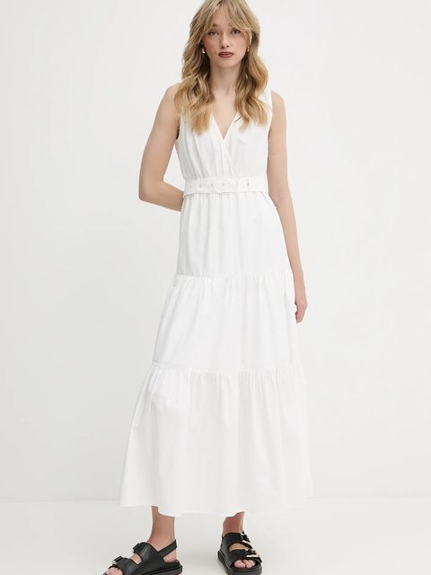 Morgan sukienka kolor biały maxi rozkloszowana RASKA - zdjęcie produktu nr 1