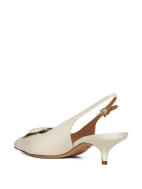 Ferragamo 40mm leather pumps - White