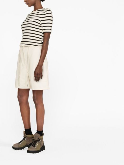 Moncler drawstring-waist knee-length shorts - Neutrals - zdjęcie produktu nr 2
