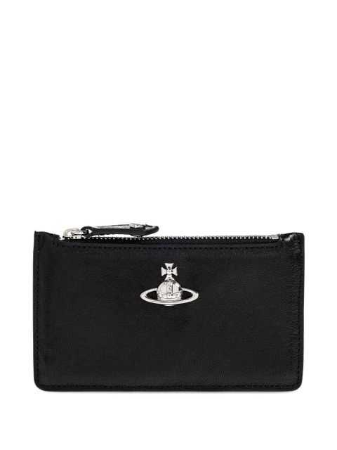 Vivienne Westwood Orb-plaque card holder - Black - zdjęcie produktu nr 1