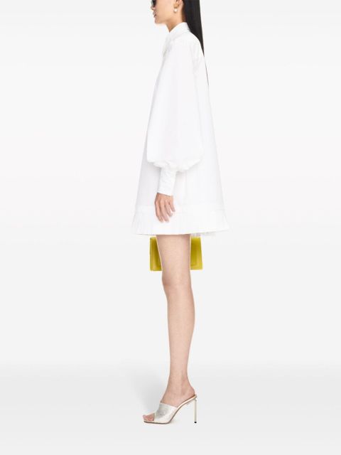 Off-White poplin pleated shirt dress - zdjęcie produktu nr 2