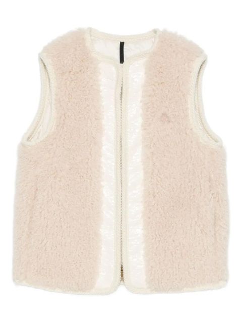 Moncler zip-up sleeveless jacket - Neutrals - zdjęcie produktu nr 1