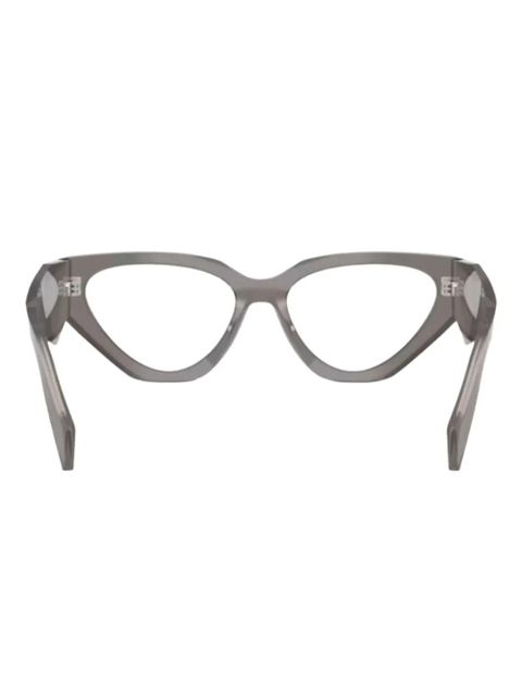 Prada Eyewear geometric-frame glasses - Grey - zdjęcie produktu nr 2