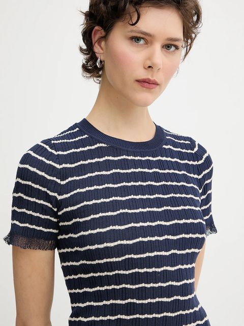 Rag & Bone t-shirt damski kolor granatowy WAS25P025UG25