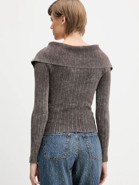 Guess Originals kardigan damski kolor brązowy lekki W5BR67 Z2YJ2