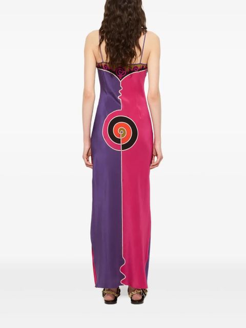 PUCCI abstract-print maxi dress - Purple - zdjęcie produktu nr 2