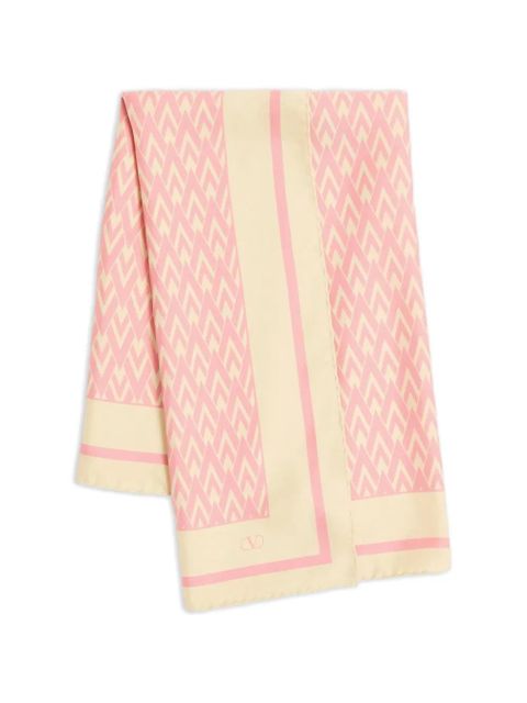 Valentino Garavani Toute La V scarf - Neutrals - zdjęcie produktu nr 1