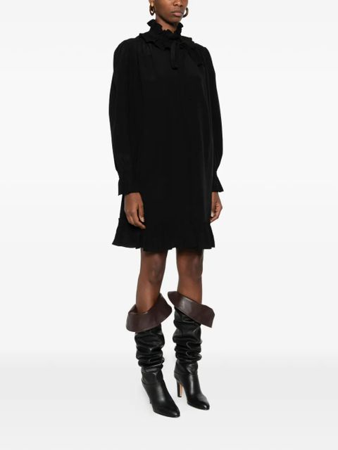 Chloé ruffled mini dress - Black