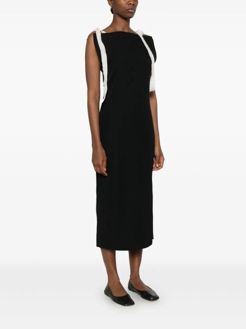 The Row Giuliessa midi dress - Black