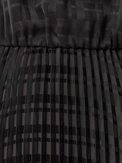 AllSaints sukienka SINEAD kolor czarny maxi rozkloszowana W064DD