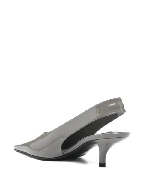TOTEME pointed-toe slingback pumps - Grey