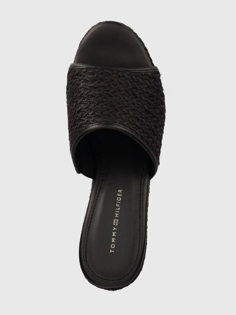 Tommy Hilfiger klapki TH ROPE WEDGE SANDAL