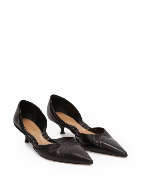 JW Anderson knot-detail leather pumps - Black