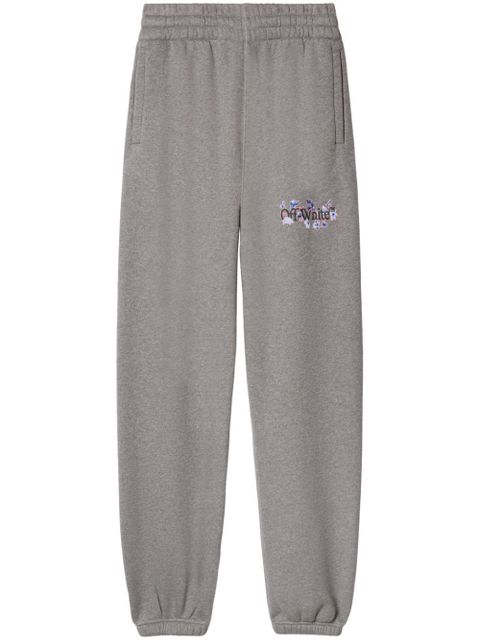 Off-White logo-print track pants - Grey