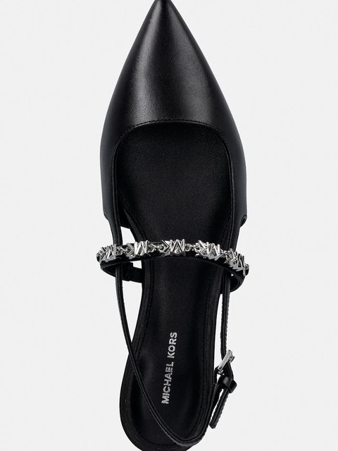 MICHAEL Michael Kors baleriny skórzane Dina Flex Sling Flat