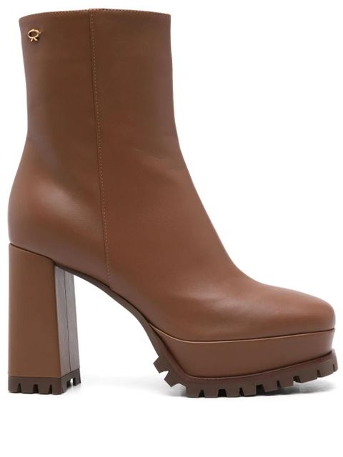 Gianvito Rossi 70mm Harlem boots - Brown - zdjęcie produktu nr 1