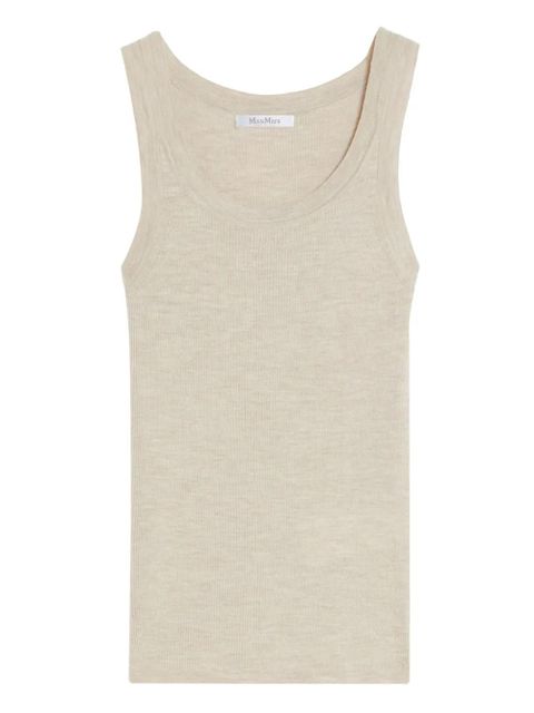Max Mara Eliadi ribbed top - Neutrals - zdjęcie produktu nr 1