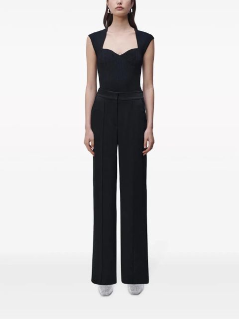 Simkhai Kyra high-waisted crepe trousers - Black - zdjęcie produktu nr 2