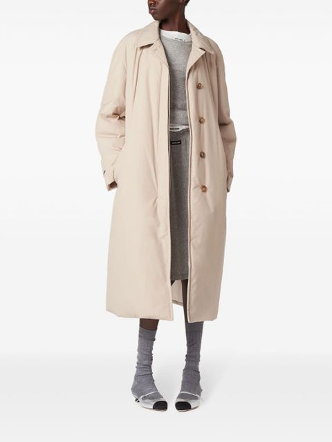 Miu Miu logo-patch T-shirt - Grey - zdjęcie produktu nr 2