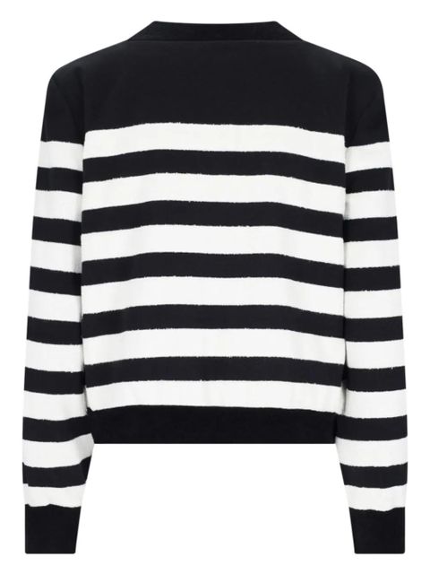Balmain striped cardigan - Black