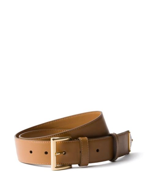 Prada leather belt - Brown - zdjęcie produktu nr 1