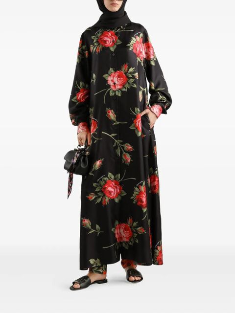 Dolce & Gabbana floral maxi dress - Black - zdjęcie produktu nr 2