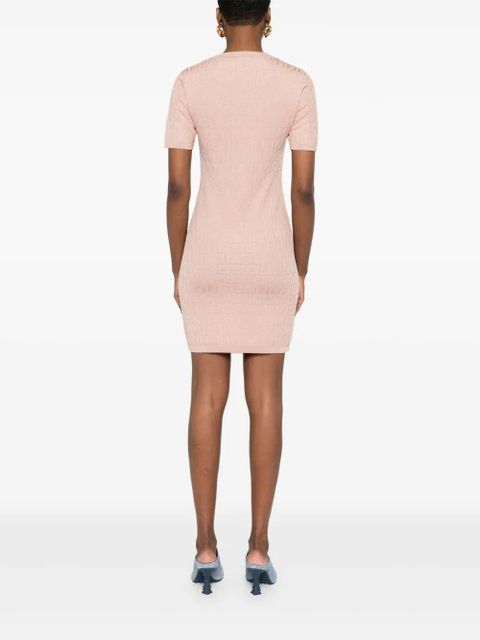 FENDI monogram mini dress - Pink